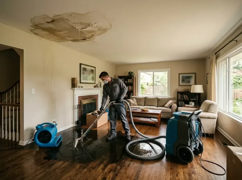 attic-pipe-burst-ceiling-drip-008 — frequently asked questions, Water Damage Restoration & Carpet Care in Prescott, AR